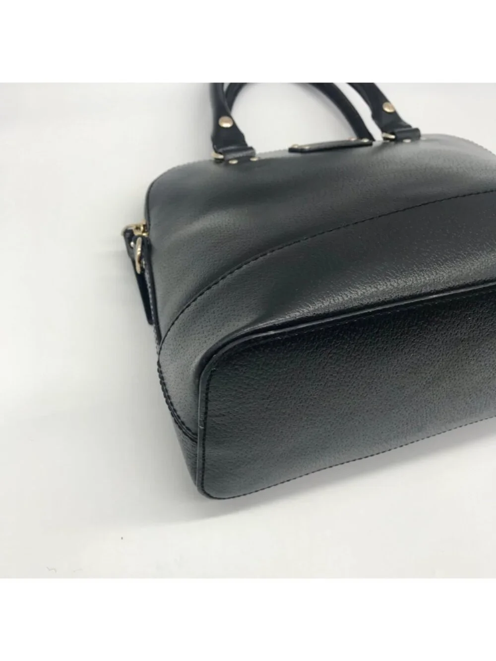 Kate Spade Black Leather Tote Bag